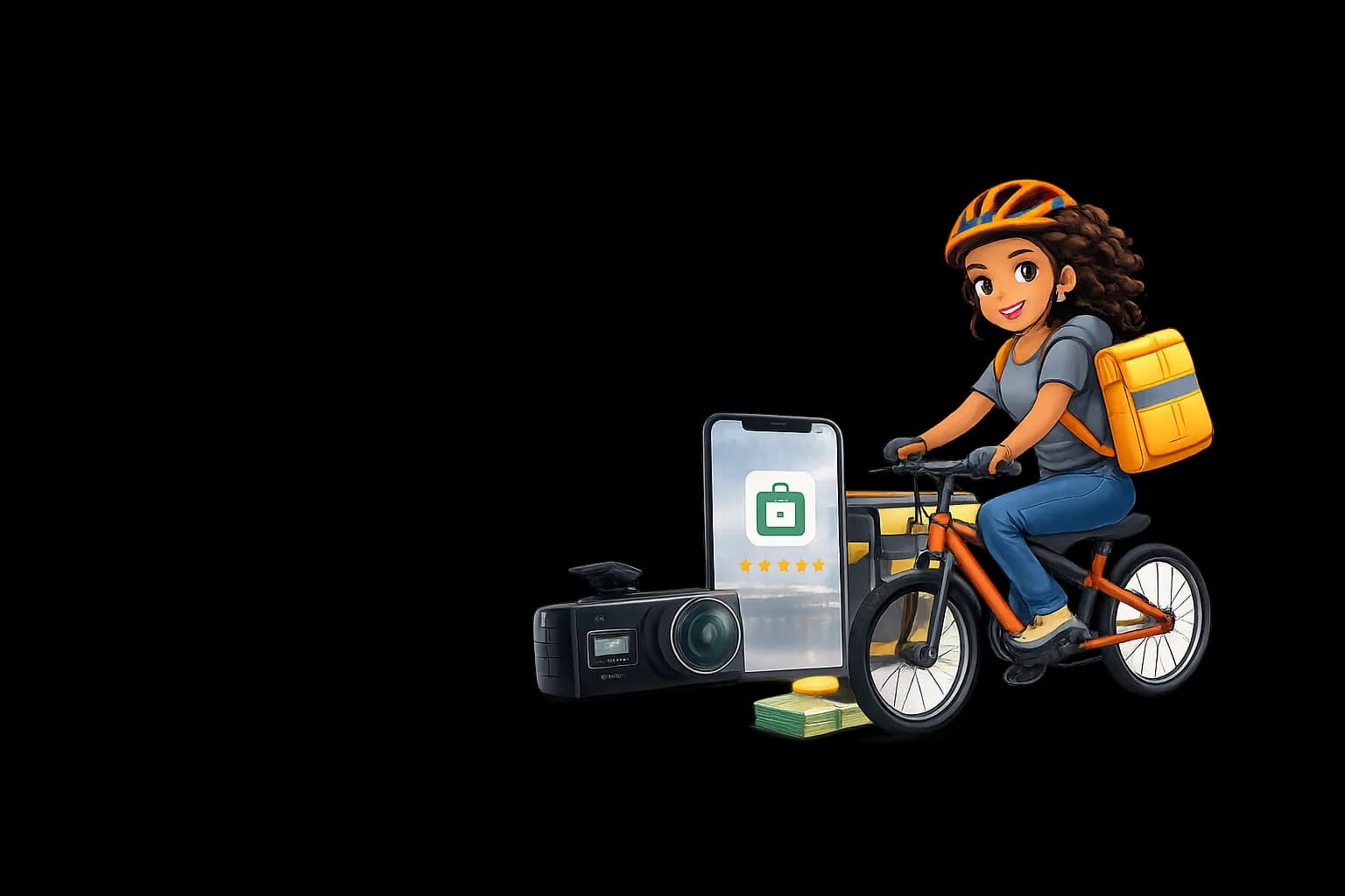 Delivery rider