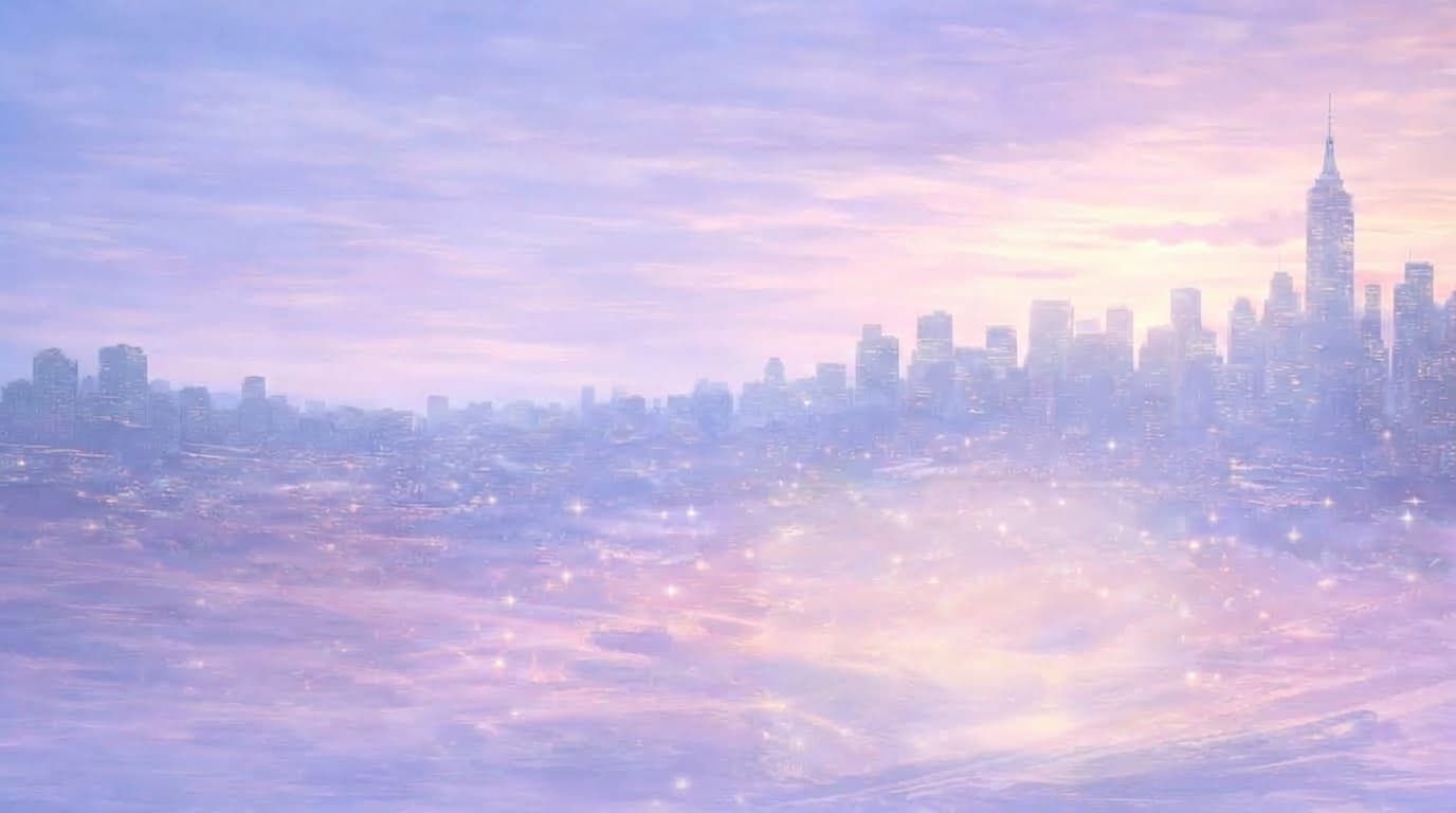 City skyline background